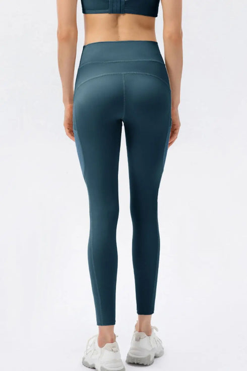 'Blythe' High Waist Slim Fit Leggings - Celes Fashion